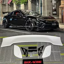 For Toyota GT86 Subaru BRZ Coupe 2013-19 Pearl White Rear Trunk Spoiler Wing Lip