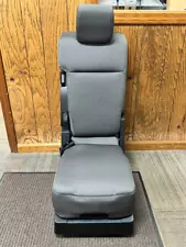 2015-2020 Ford F-150 Truck Center Console Med. Earth Gray Cloth Jumpseat Std Cab