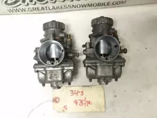 Polaris Indy 400 440 488 Trail Touring Snowmobile Mikuni 34mm Carburetors Carbs