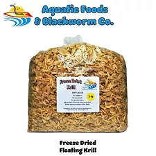 3-lbs Krill -Freeze Dried Ocean Krill for All Tropicals, Marines, Koi, Turtles