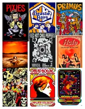 Grunge/Alt Rock & Roll Posters 90s Vintage Music Retro Decor Unframed 11x17