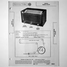 Philco Model 52-944 AM FM Table Top Radio - SAMS Photofact ™ 1952 New