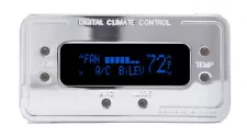 Dakota Digital Chrome Blue Climate Control for Vintage Air Gen II A/C DCC-2200