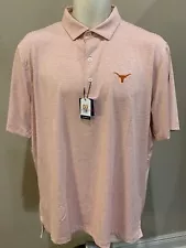 Mens Johnnie-O UNIVERSITY OF TEXAS Polo SHIRT L NEW Prep-Formance LONGHORNS NWT