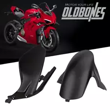 For Ducati Panigale V4 V4S Carbon Fiber Front & Rear Fender Mudguard Hugger