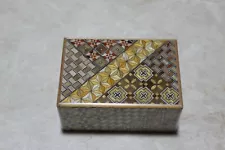 Japanese puzzle box, Yosegi secret puzzle 12 cm(4.7 inch) 10 steps