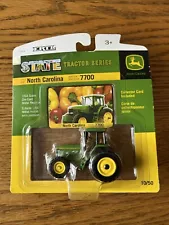 Ertl John Deere Model 7700 Tractor #10 State Series North Carolina 1/64 Scale