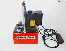 POWER TEAM PE172M-50-220 Electric Hydraulic Pump 10000 PSI , Single Acting, 220V