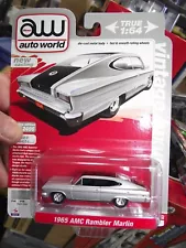 Auto world 1/64 1965 AMC rambler marlin silver NIB