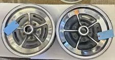 Set Of 2 15x6” Chrome Rally Wheels/Rims 1966-68 Buick Wildcat/Riviera/Electra(SR