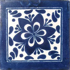 C#009)) MEXICAN TILE SAMPLE WALL FLOOR TALAVERA MEXICO CERAMIC HANDMADE POTTERY