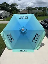 Truly Seltzer Beer Patio Furniture Umbrella w Extend Slider 7 Feet NEW