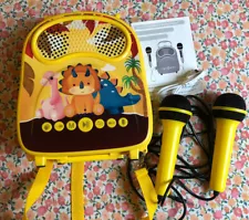 Kids Karaoke Machine for Boys Girls 2 Microphones Toddlers Singing Portable Toy