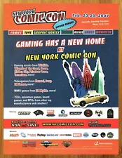 2007 New York Comic Con Vintage Print Ad/Poster NYCC Convention Promo Wall Art