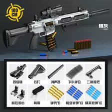 US SELLER M416 Toy Gun Rifle Sniper Pistol Blaster Soft Bullet Launcher For Nerf