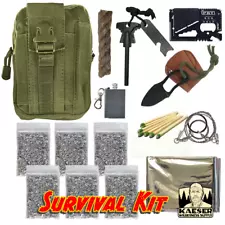 Fire Starting Survival Kit Bushcraft Gear Camp Survival Prepper