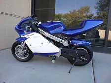 High Performance Honda clone 4 Stroke 40cc Blue Pocket Bike Mini Bike