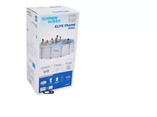 Summer Waves Elite 14ftx42in Frame Pool (FREE Intex Salt water system)