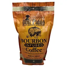 Don Pablo Bourbon Infused Whole Bean Coffee Golden Blonde Roast 25oz Bag