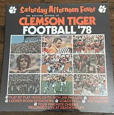 CLEMSON TIGER FOOTBALL 1978 LP Album still sealed RARE