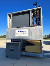 20 Ton Turbo plate ice machine on a 20 Ton Matthiesen bin & rake with ammonia re