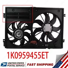 Fit 2005-2016 Volkswagen Jetta 2006-2018 Passat Radiator Cooling Dual Fan US