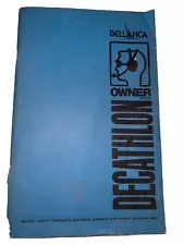 Bellanca Pilot's Operating Manual for Decathlon 1978-1980 series super corporat