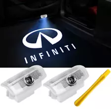 Car Door Light Logo for Infiniti, Projector Lights for Partial QX50/56/60/70/80