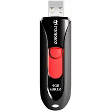 Transcend 4GB USB Flash Drive 4 GB TS4GJF590K JetFlash 590 Slider NEW