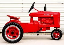 Farmall Super H Pedal Tractor by Scale Models New In Box Unassembled! 2013