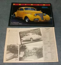 1939 Chevy Coupe Vintage Street Rod Article "Shinin"