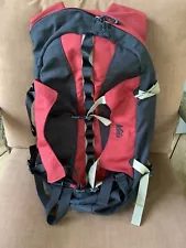 REI Hiking Backpack Internal Frame Backpacking Pack Red Black