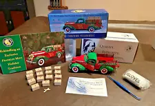 2013 Diecast Christmas Truck Franklin Mint - 1937 Studebaker - 1:24 Scale