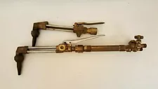 2 vintage oxygen acetylene torches Harros cutting torch