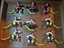 12 Vintage Table Hockey Players