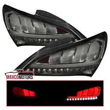 Smoke Tail Lights Fits 2010-2016 Hyundai Genesis Coupe 2Dr LED Sequential Lamps