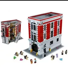 Building Blocks Ghostbusters Firehouse Headquarters 83001 MOC 75827 Compatible