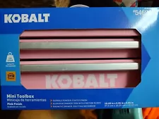 Kobalt Mini 2 Drawer Steel Tool Box Pink Blue White Green Black Red Gray New