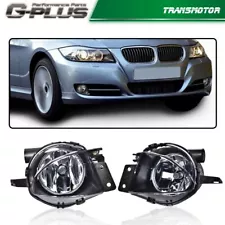 Fit For 2006-2008 BMW E90 325i 328i 330i 335i Clear Bumper Fog Lights W/ Bulb