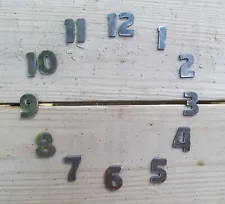 Clock Numbers 1" tall