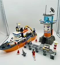 LEGO CITY: Coast Guard Patrol Boat & Tower (7739) - Complete