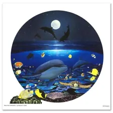 "Moonlight Celebration" Limited Edition Canvas WYLAND Hand Signed with a COA.