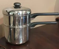 Cuisine Cookware STEAMER STOCK POT 3 Qts. Copper/Stainless Sandwich Base