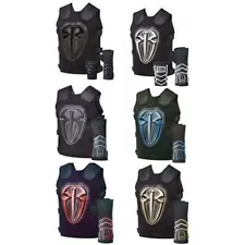 Roman Reigns Tactical Replica Vest Superman Punch Glove Costume-Onyx Black