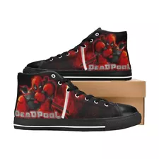 Deadpool Custom Sneakers High Top Men's Canvas Shoes