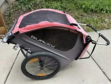 Burley Honey Bee Bike Trailer & Stroller - 2 Seats / 100 Lbs Capacity