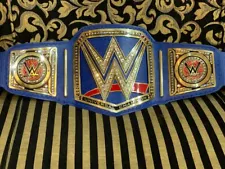 WWE Blue Universal Championship Belt Adult Wrestling Replica Title Free Ship