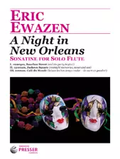 "A Night In New Orleans" Sonatine for Solo Flute MUSIC BOOK-BRAND NEW ON SALE!!