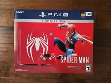 Sony PlayStation 4 Pro Limited Edition (Spider Man) -- NEW SEALED --