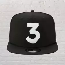 Chance The Rapper 3 Black & White Logo High Crown 9Fifty Snapback Cap - New Era